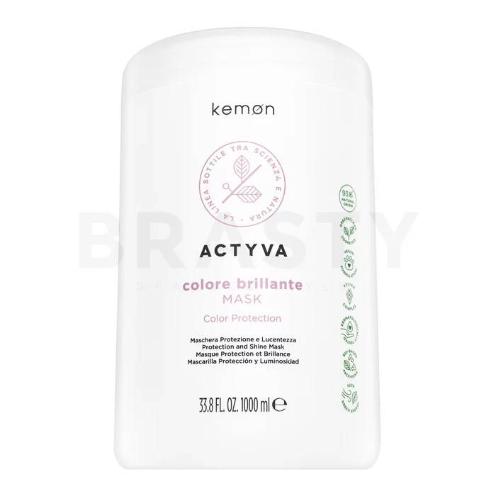 Kemon Actyva Colore Brilliante Mask mască protectoare pentru păr vopsit 1000 ml