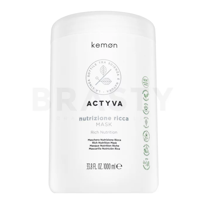 Kemon Actyva Nutrizione Rich Mask hranjiva maska za vrlo suhu kosu 1000 ml