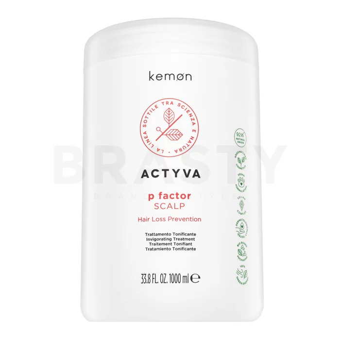 Kemon Actyva P Factor Scalp Hair Loss Prevention posilující maska pro řídnoucí vlasy 1000 ml