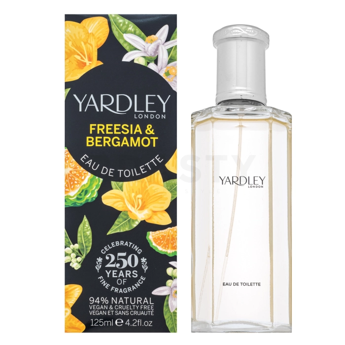 Yardley Freesia and Bergamot toaletní voda pro ženy 125 ml