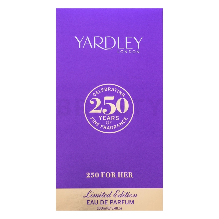 Yardley 250 For Her Limited Edition parfémovaná voda pro ženy 100 ml