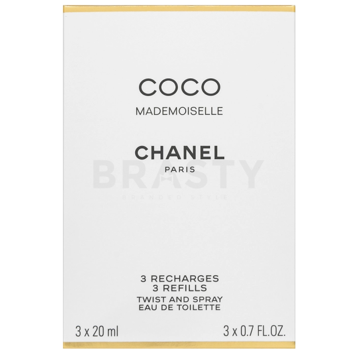 Chanel Coco Mademoiselle - Refill toaletní voda pro ženy 3 x 20 ml