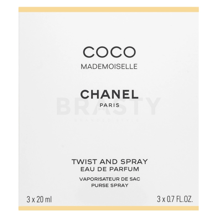 Chanel Coco Mademoiselle - Twist and Spray parfémovaná voda pro ženy 3 x 20 ml