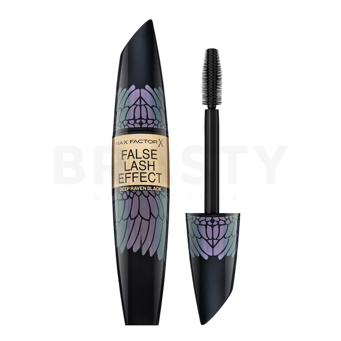 Max Factor False Lash Effect Mascara Wimperntusche für verlängerte Wimpern und Volumen Deep Raven Black 13 ml