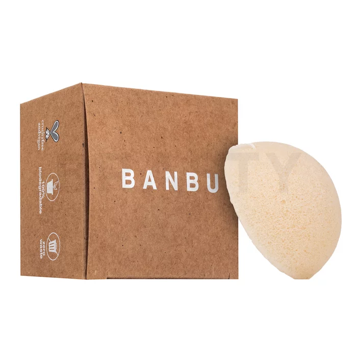 Banbu Natural Purifying Konjac Sponge spugnetta esfoliante delicata per viso e corpo