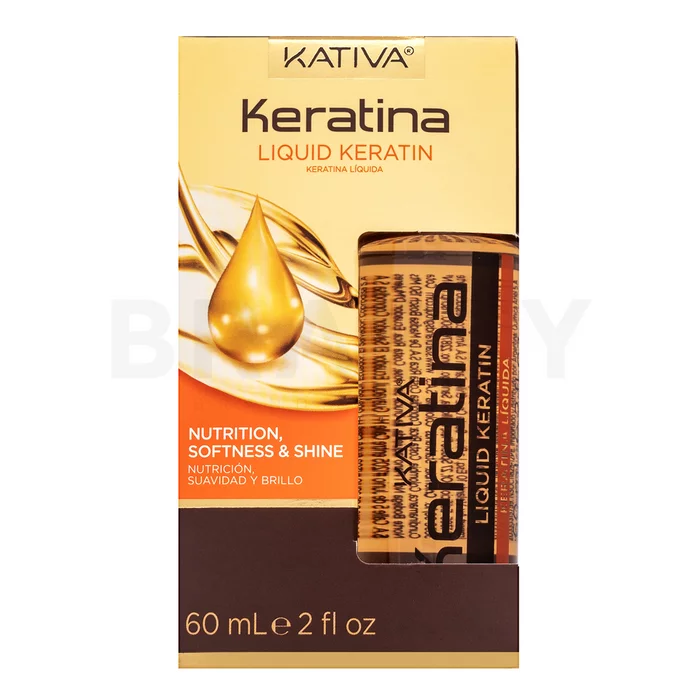 Kativa Keratina Liquid Keratin olej pre hebkosť a lesk vlasov 60 ml