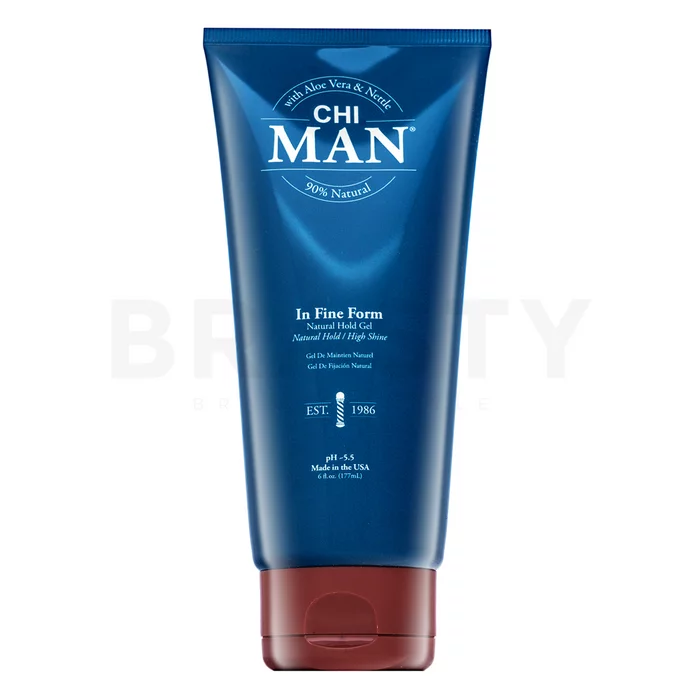 CHI Man In Fine Form Natural Hold Gel gel na vlasy pro lehkou fixaci 177 ml