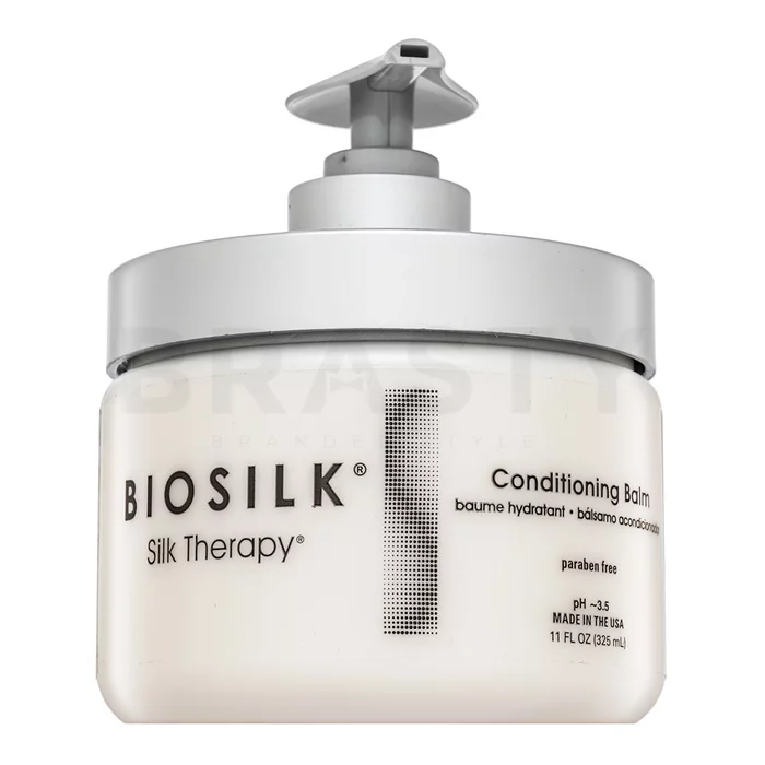 BioSilk Silk Therapy Conditioning Balm smoothing mask for smoothness and gloss of hair 325 ml