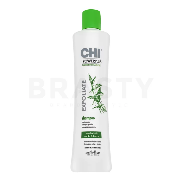 CHI Power Plus Exfoliate Shampoo hloubkově čistící šampon pro všechny typy vlasů 355 ml