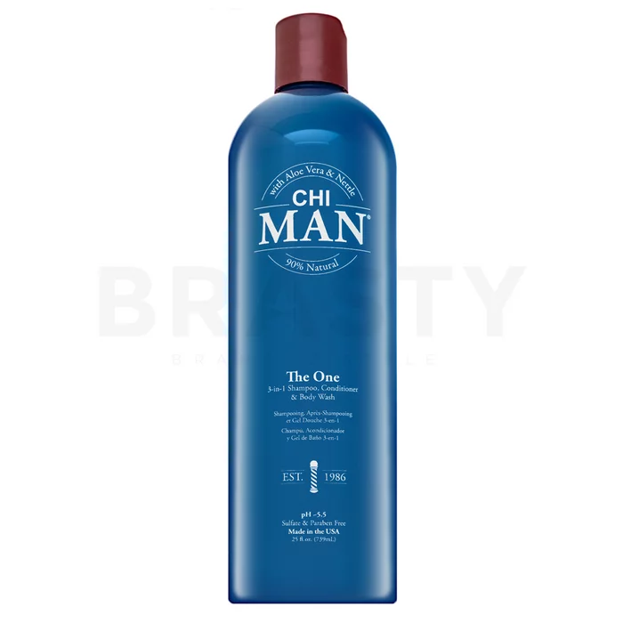 CHI Man The One 3-in-1 Shampoo, Conditioner & Body Wash šampon, kondicionér a sprchový gel pro muže 739 ml