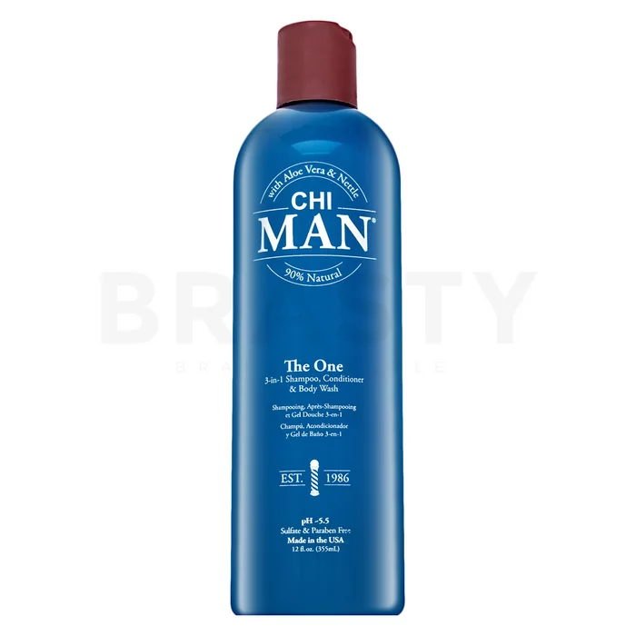 CHI Man The One 3-in-1 Shampoo, Conditioner & Body Wash šampon, kondicionér a sprchový gel pro muže 355 ml