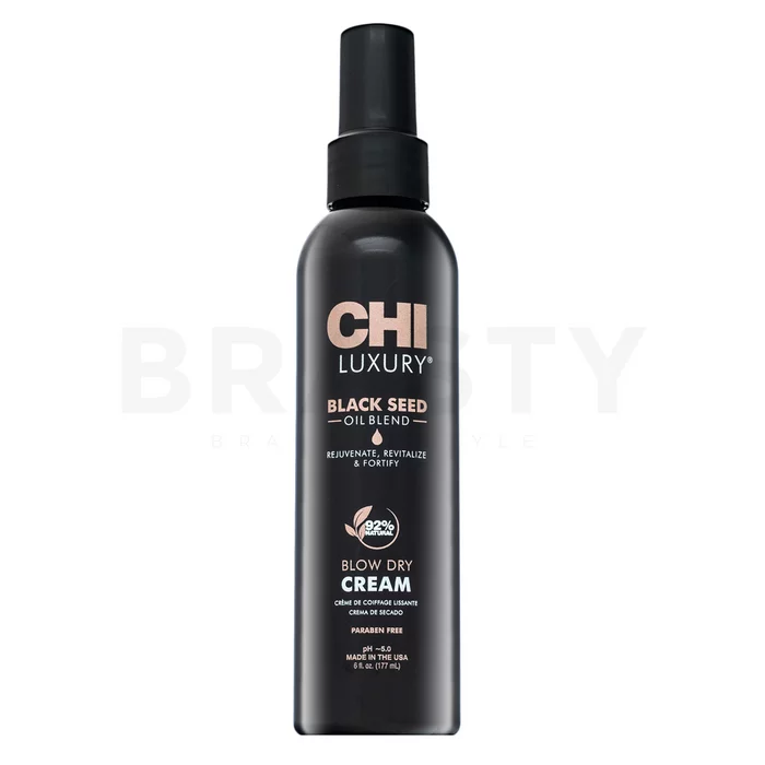 CHI Luxury Black Seed Oil Blow Dry Cream vyživující krém pro hebkost a lesk vlasů 177 ml