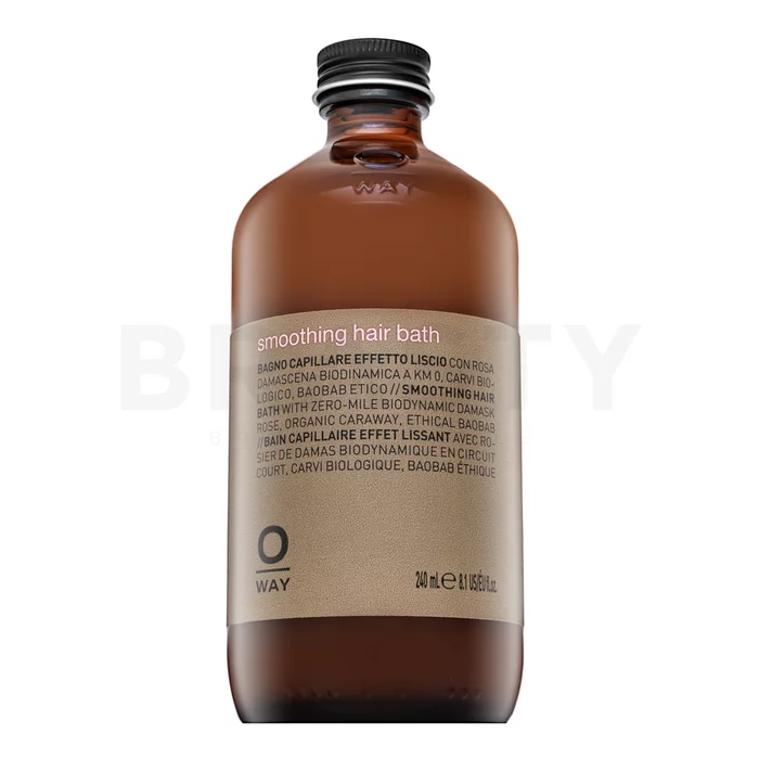 OWAY Smoothing Hair Bath Champú suavizante Para cabellos ásperos y rebeldes 240 ml