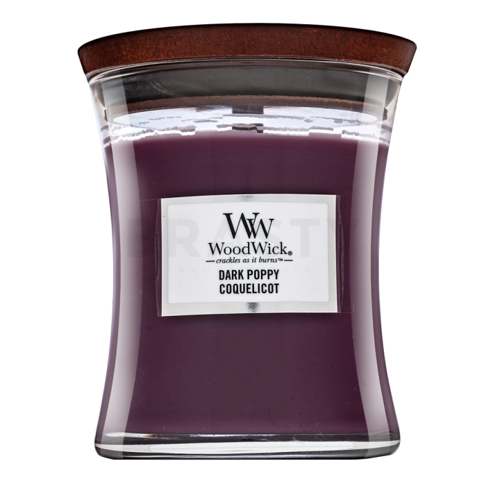 Woodwick Dark Poppy vonná svíčka 275 g