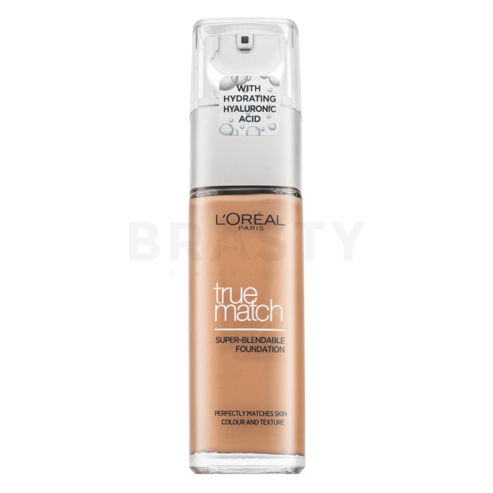 L´Oréal Paris True Match Super-Blendable Foundation tekući make-up za ujednačavanje boje i tona kože 7D7W Ambre Dore 30 ml