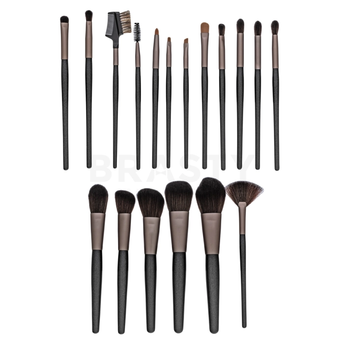 MIMO Makeup Brush Set Black set kistova 18 Pcs