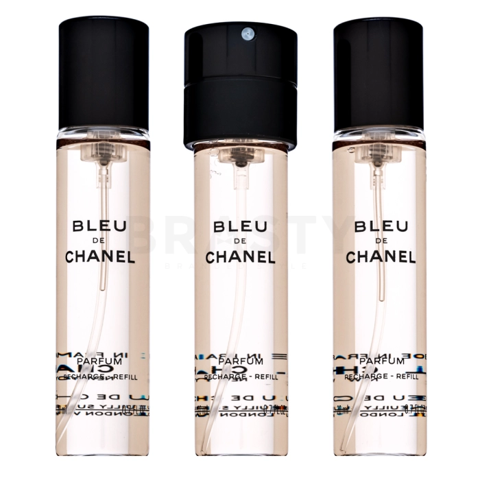 Chanel Bleu de Chanel Parfum - Refill čistý parfém pro muže 3 x 20 ml