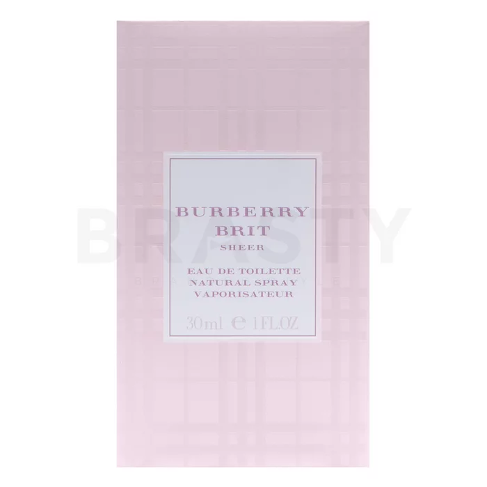Burberry Brit Sheer toaletná voda pre ženy 30 ml