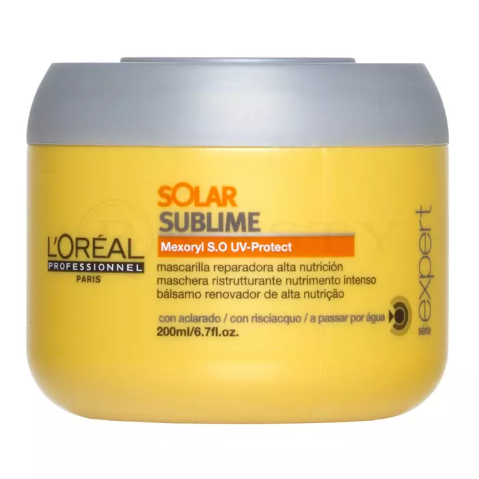 L´Oréal Professionnel Série Expert Solar Sublime Mask maska pro vlasy namáhané sluncem 200 ml