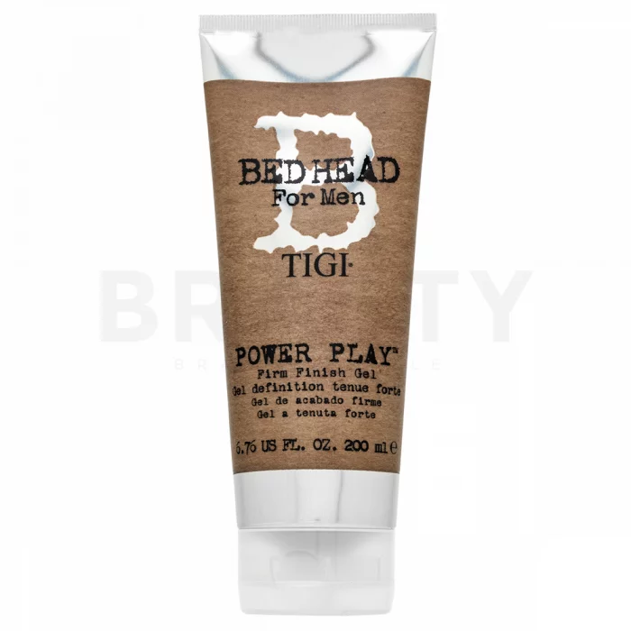 Tigi Bed Head For Men Power Play Firm Finish Gel gel na vlasy pro střední fixaci 200 ml