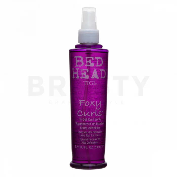 Tigi Bed Head Foxy Curls Hi-Def Spray sprej pro vlnité a kudrnaté vlasy 200 ml