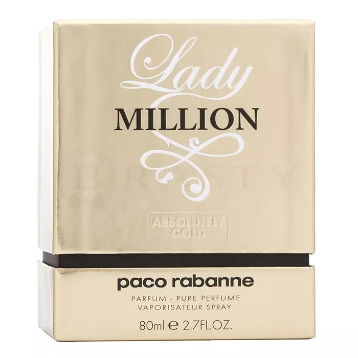 Paco Rabanne Lady Million Absolutely Gold čistý parfém pro ženy 80 ml