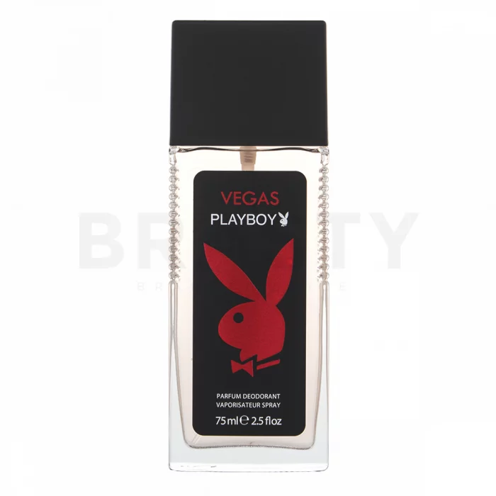 Playboy Vegas Deodorants in glass for men 75 ml