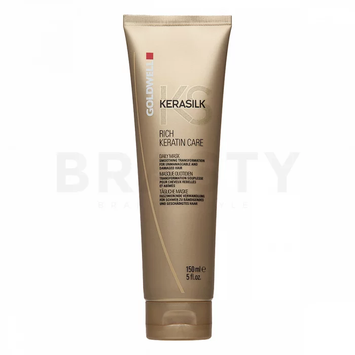 Goldwell Kerasilk Rich Keratin Care Daily Mask maska pro nepoddajné a poškozené vlasy 150 ml