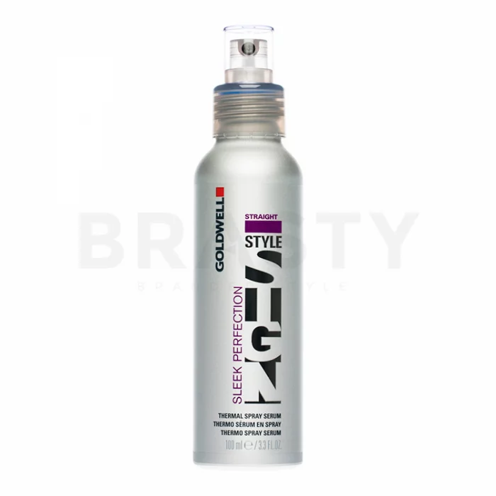 Goldwell StyleSign Straight Sleek Perfection Thermal Spray Serum šampon pro tepelnou úpravu vlasů 100 ml