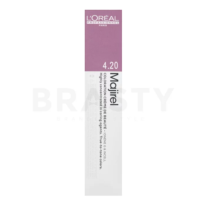 L´Oréal Professionnel Majirouge professional permanent hair color for all hair types 4.20 50 ml