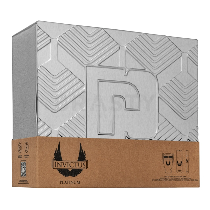 Paco Rabanne Invictus Platinum dárková sada pro muže Set I. 100 ml