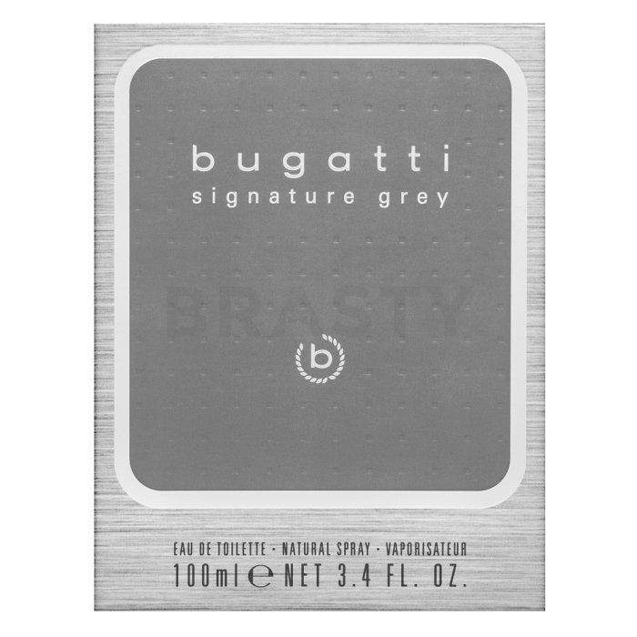 Bugatti Signature Grey Eau de Toilette para hombre 100 ml