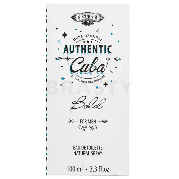 Cuba Authentic Bold toaletní voda pro muže 100 ml