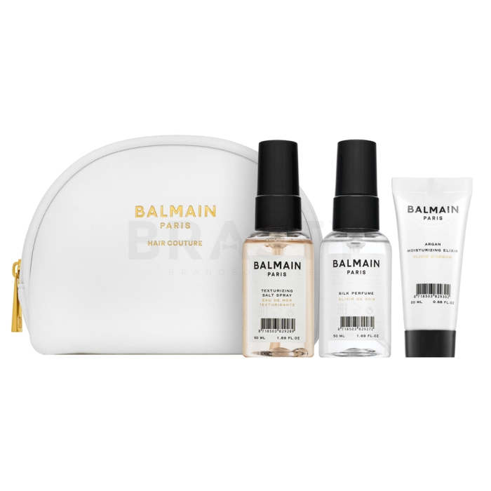 Balmain Hair Couture White Cosmetic Styling Bag sada pro všechny typy vlasů