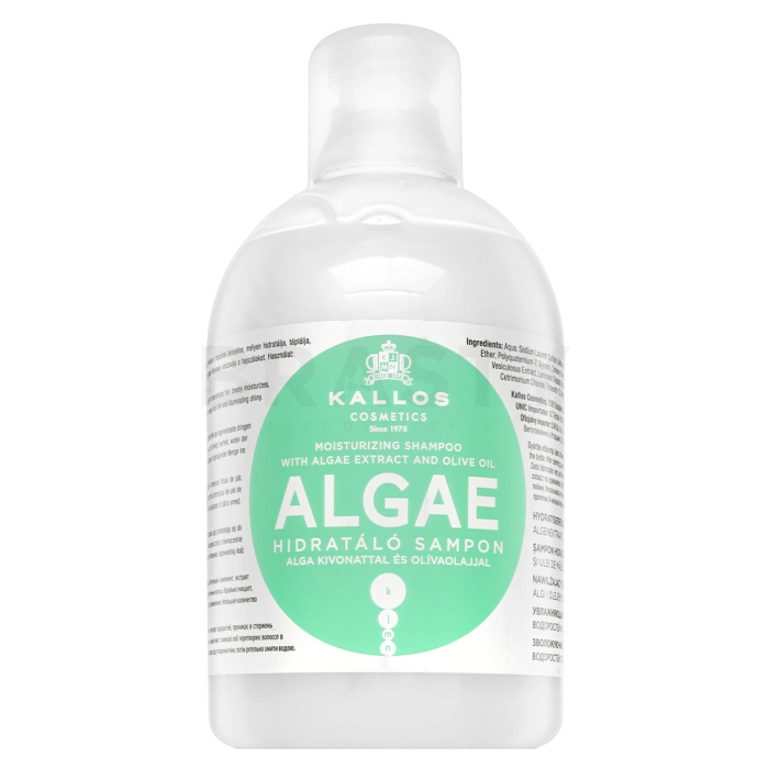 Kallos Algae Moisturizing Shampoo Voedende Shampoo met hydraterend effect 1000 ml