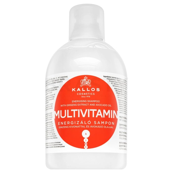 Kallos Multivitamin Energising Shampoo Stärkungsshampoo für schwaches Haar 1000 ml