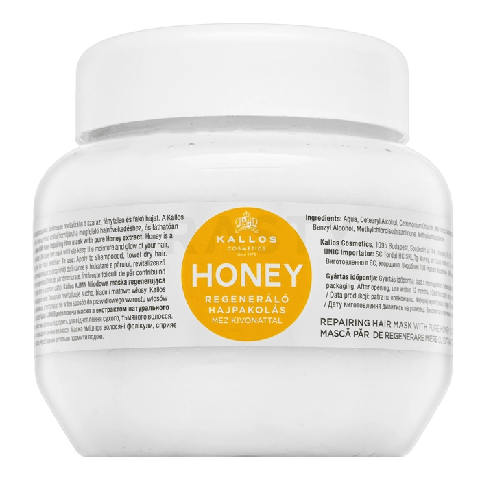 Kallos Honey Repairing Hair Mask hranjiva maska za suhu i oštećenu kosu 275 ml