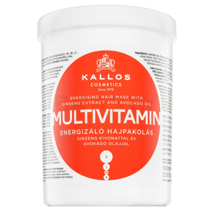 Kallos Multivitamin Energising Hair Mask versterkend masker voor alle haartypes 1000 ml
