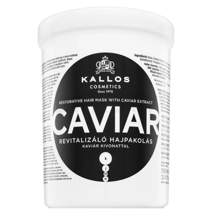 Kallos Caviar Anti-Aging Hair Mask hranjiva maska za zrelu kosu 1000 ml
