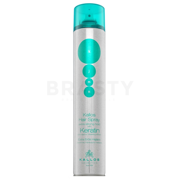 Kallos Keratin Hair Spray Extra Strong Hold jak lak za kosu s keratinom 750 ml