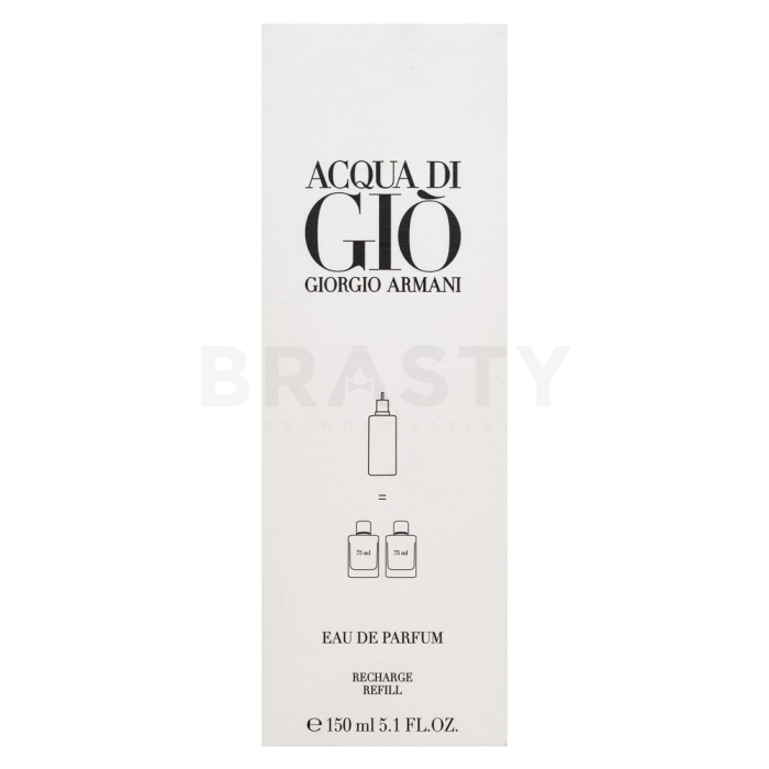 Armani (Giorgio Armani) Acqua di Gio Pour Homme - Refill Eau de Parfum da uomo Refill 150 ml