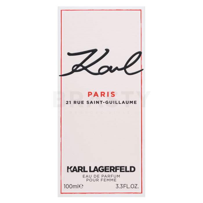 Lagerfeld Karl Paris 21 Rue Saint-Guillaume Eau de Parfum para mujer 100 ml