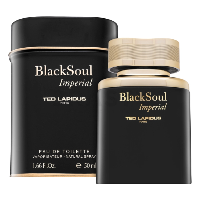 Ted Lapidus Black Soul Imperial toaletní voda pro muže Extra Offer 50 ml