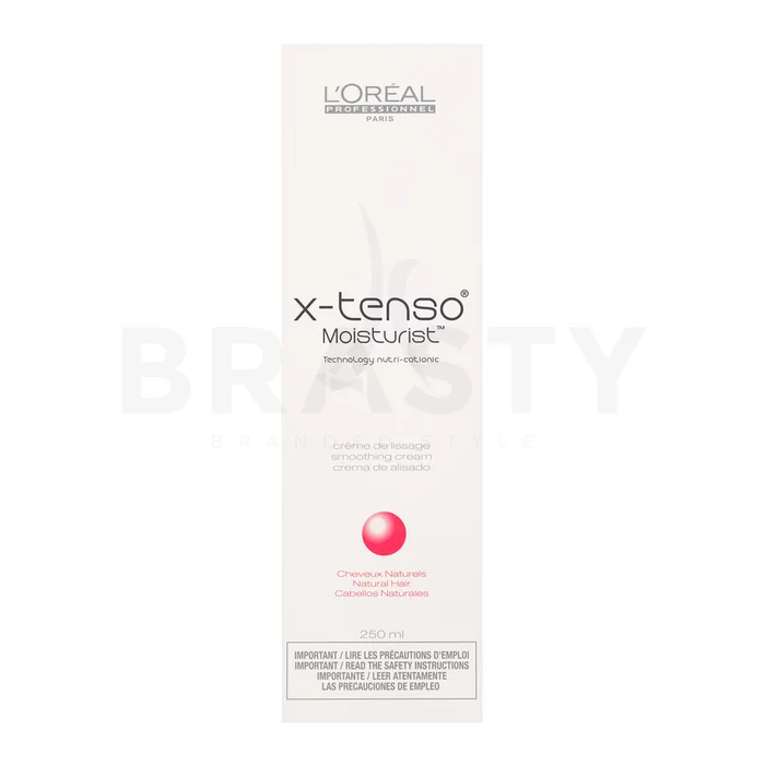 L´Oréal Professionnel X-Tenso Moisturist Smoothing Cream krema za trajno ravnanje kose Natural Hair 250 ml