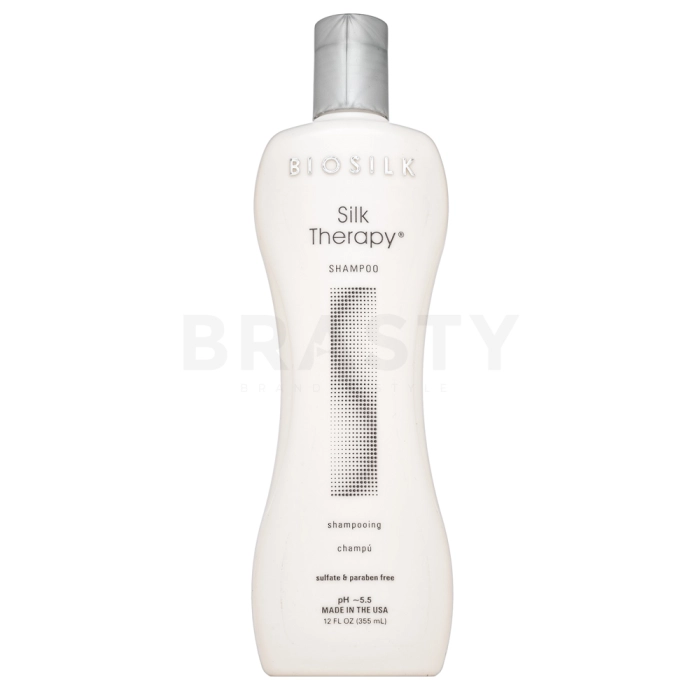 BioSilk Silk Therapy Shampoo glättendes Shampoo für alle Haartypen 355 ml