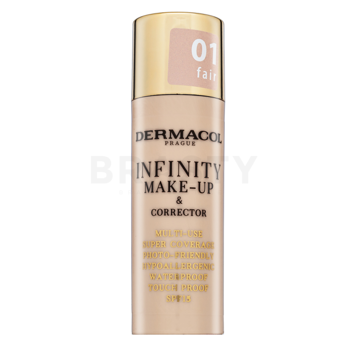 Dermacol Infinity Make-Up & Corrector šminka i korektor 01 Fair 20 g