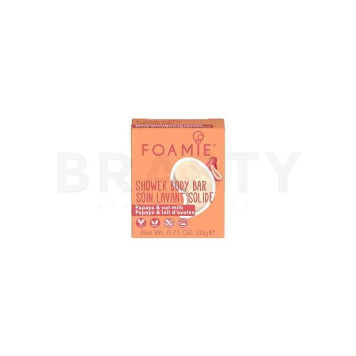 Foamie Vaste Douchegel Shower Body Bar Papaya & Oat Milk 20 g
