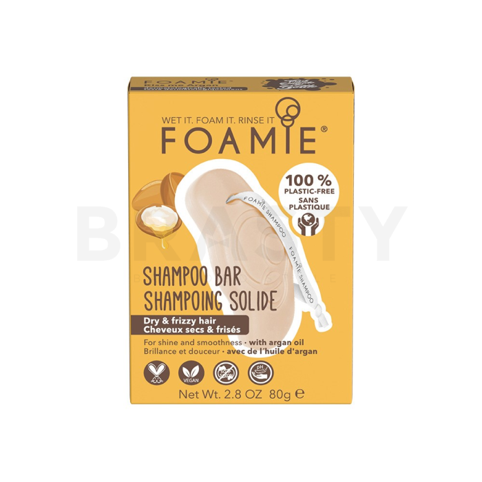 Foamie Shampoo Bar tuhý šampón pre kučeravé vlasy Argan Oil 80 g