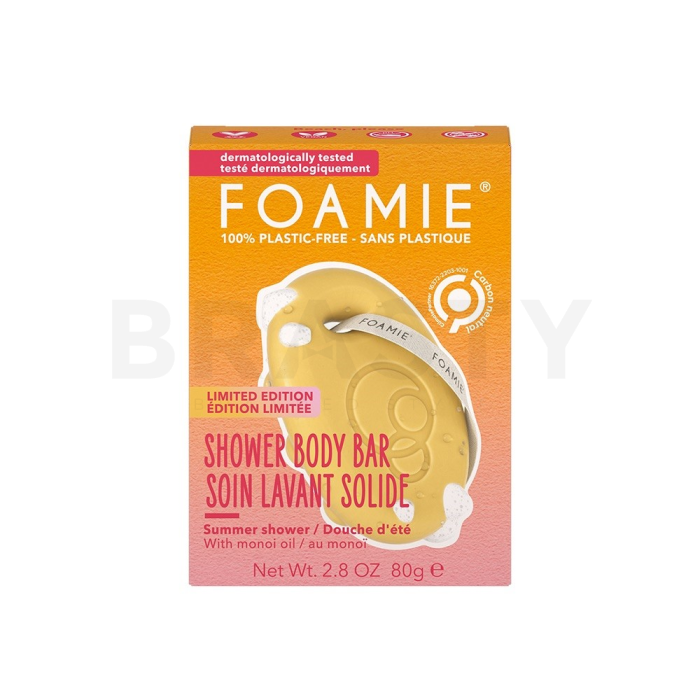 Foamie Trden gel za prhanje Shower Body Bar Summer Shower 80 g