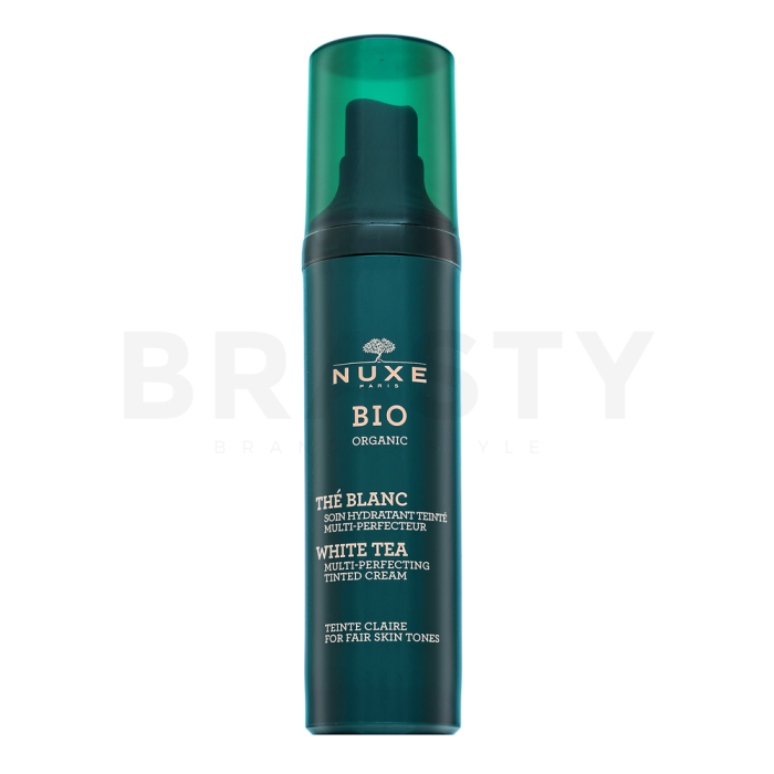 Nuxe Bio Organic White Tea тонизираща и овлажняваща емулсия Multi-Perfecting Tinted Cream 50 ml